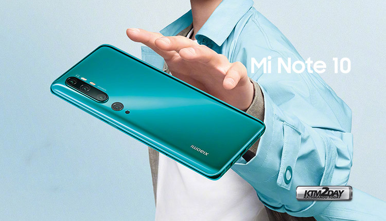 Xiaomi Mi Note 10 Price Nepal